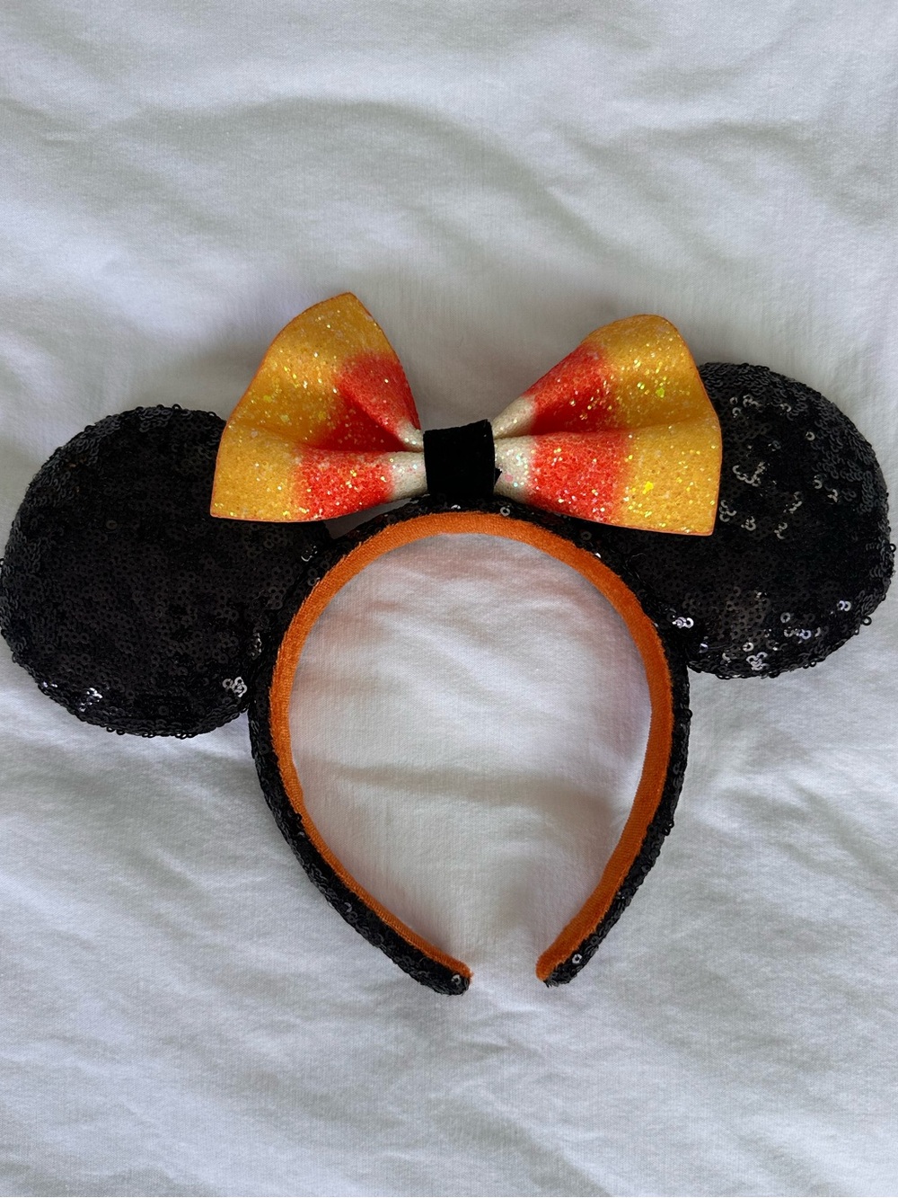 Sequined Halloween Minnie Ears